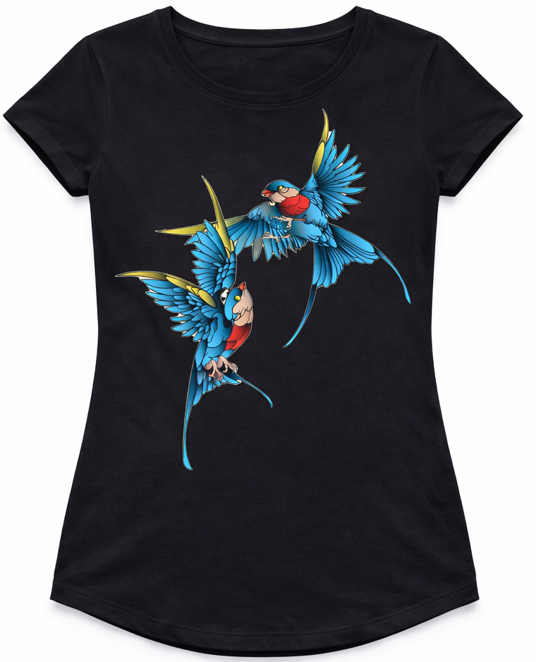 NAISTEN PAITA MUSTA - Loose Fit – KYYHKYT (3270)