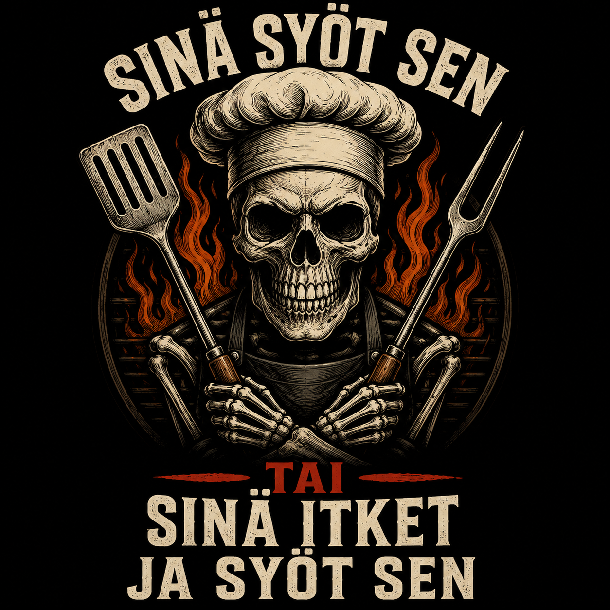 ESSU TASKULLA MUSTA - SINÄ SYÖT SEN (4007)