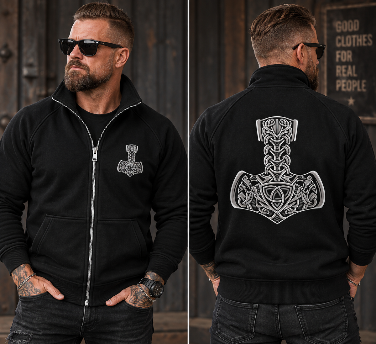 Premium Collegetakki - THOR WOLF (00 2707)