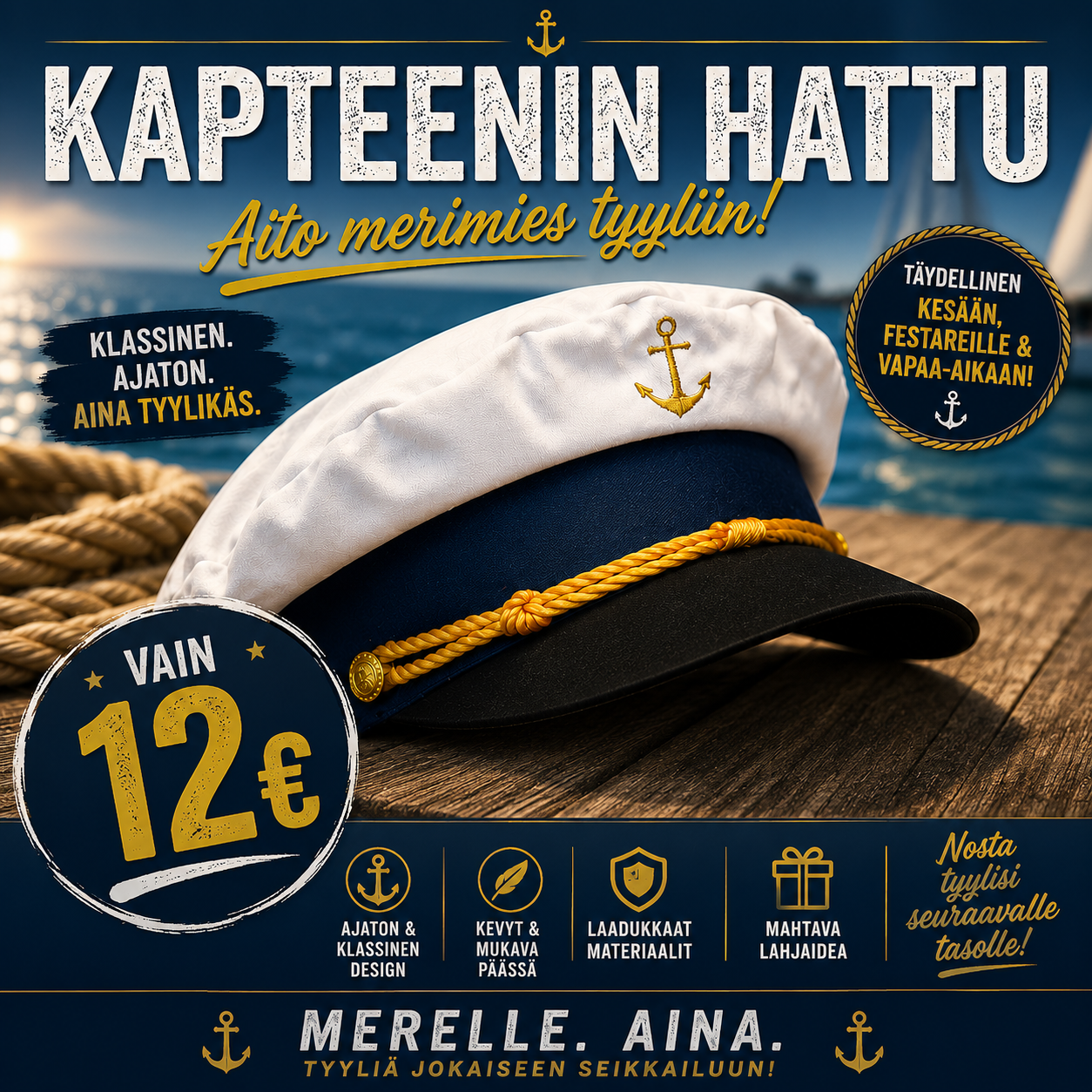ANKER GOLD - KIPPARI HATTU