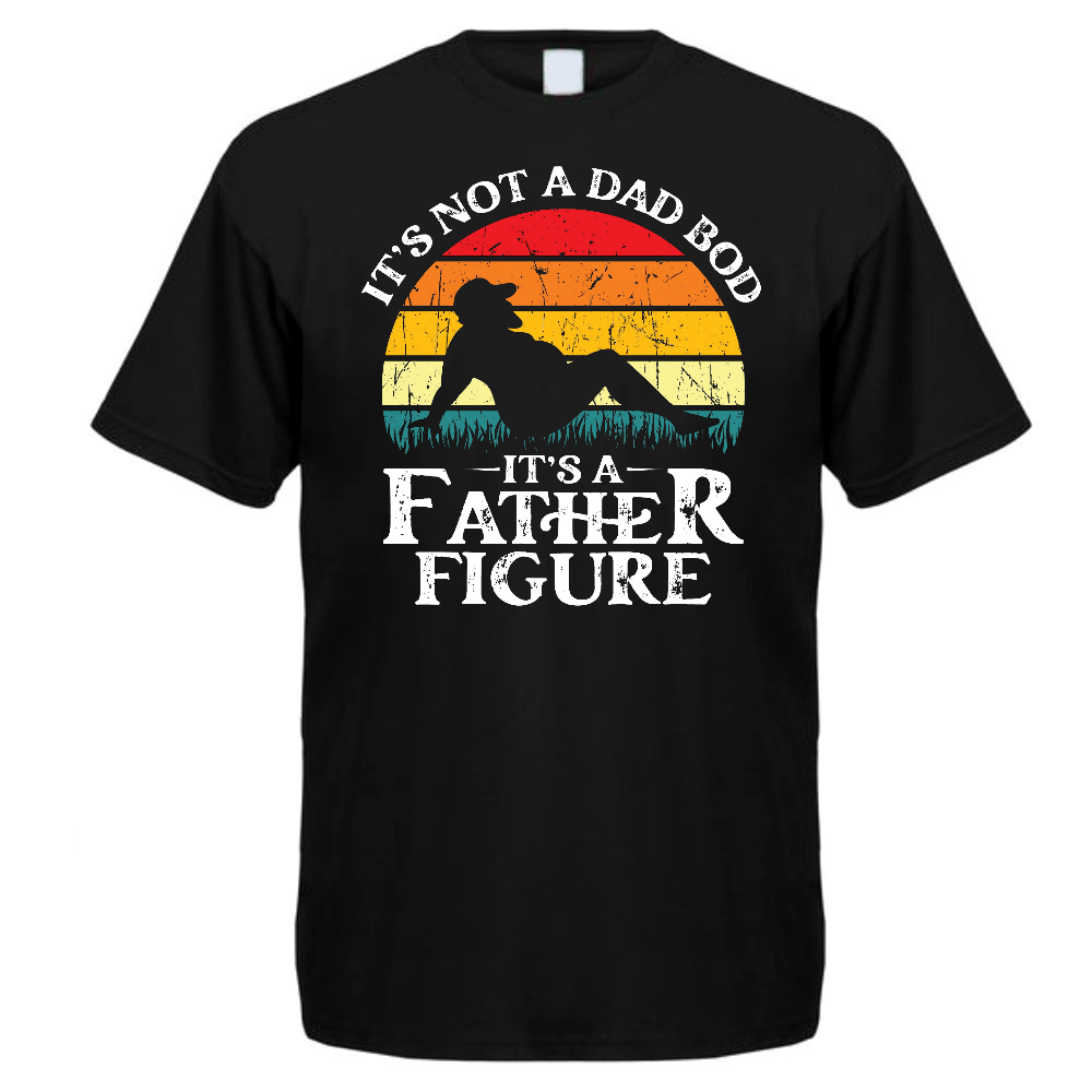 T-PAITA MUSTA - DAD BOD (00 2552)