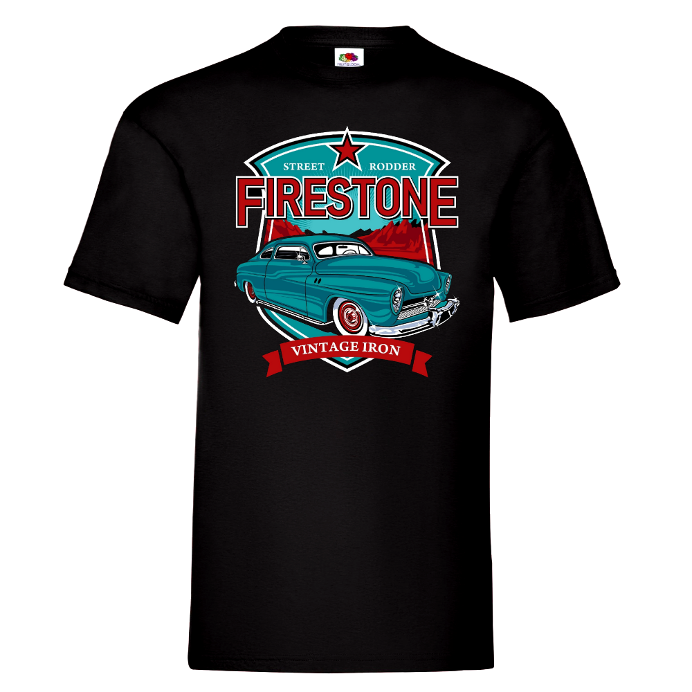 T-PAITA MUSTA - FIRESTONE (2912)