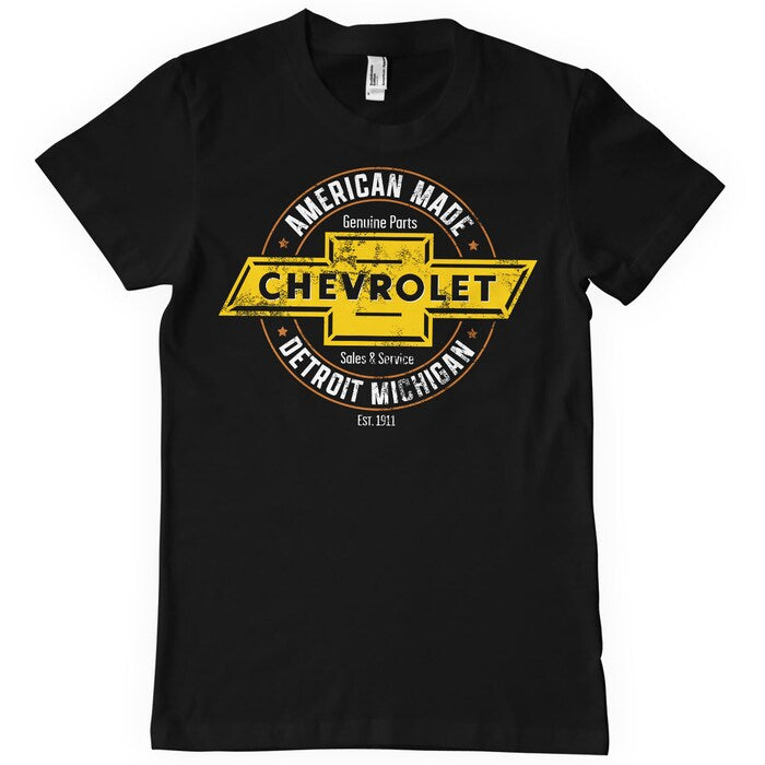 T-PAITA musta - Chevrolet - American Made