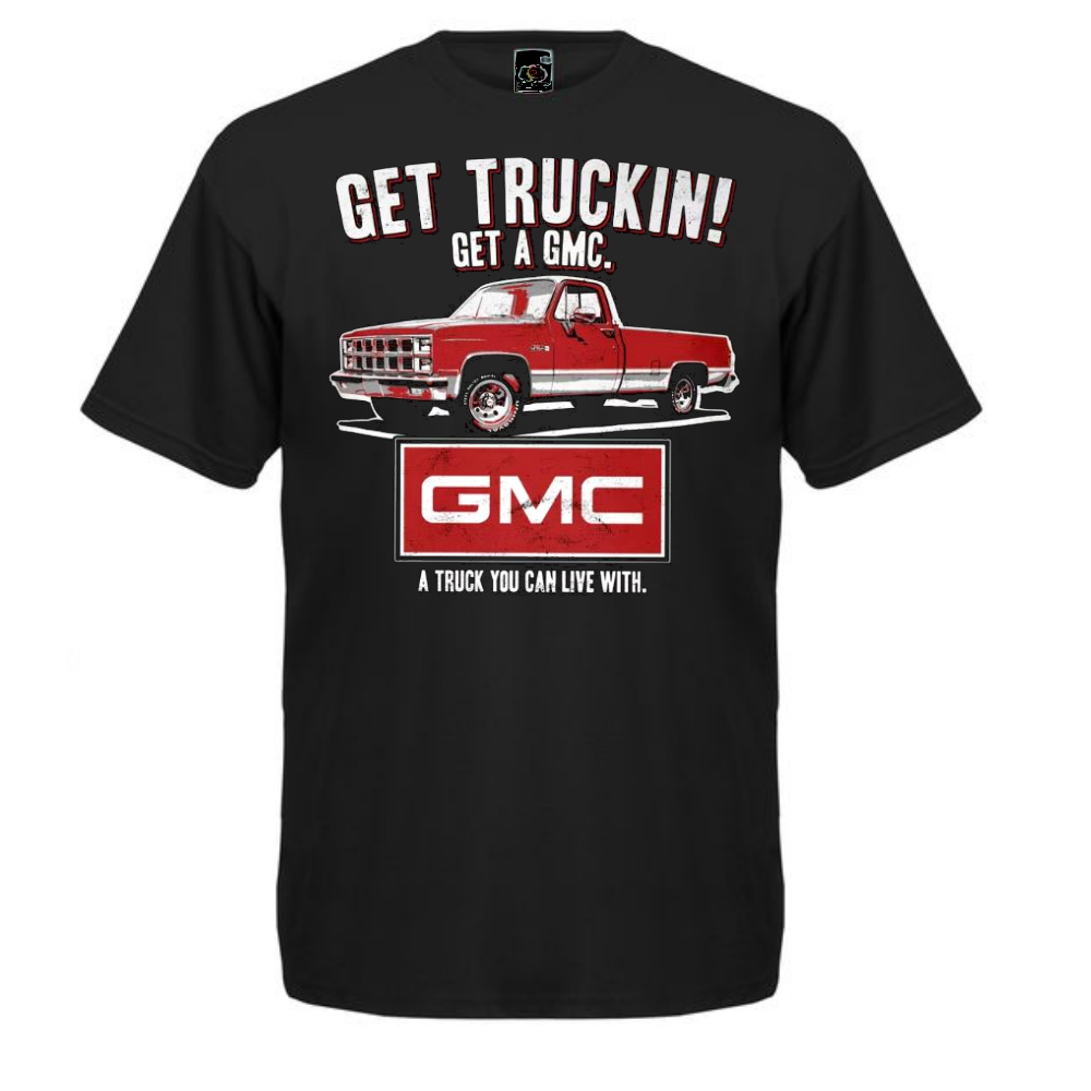 T-PAITA musta - GMC - Get Truckin
