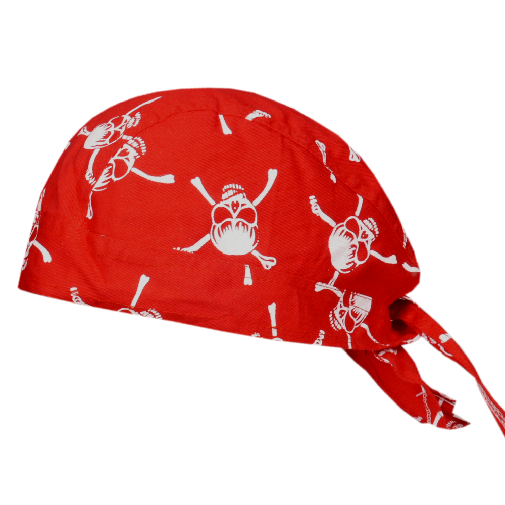 MUOTOON OMMELTU HUIVI -Valkoinen kallo