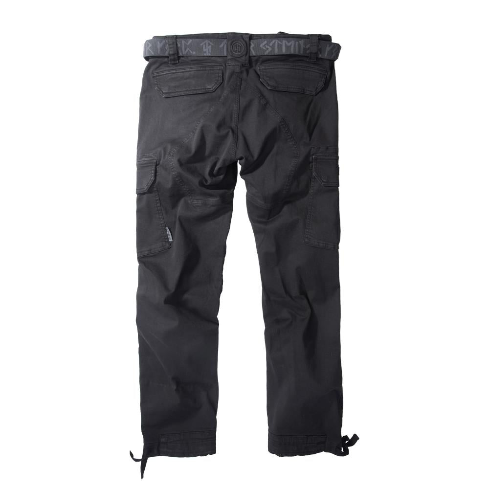 THOR STEINAR - Cargopants Forsund - musta - pituus 32"