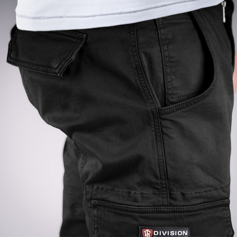 THOR STEINAR - Cargopants Forsund - musta - pituus 34"