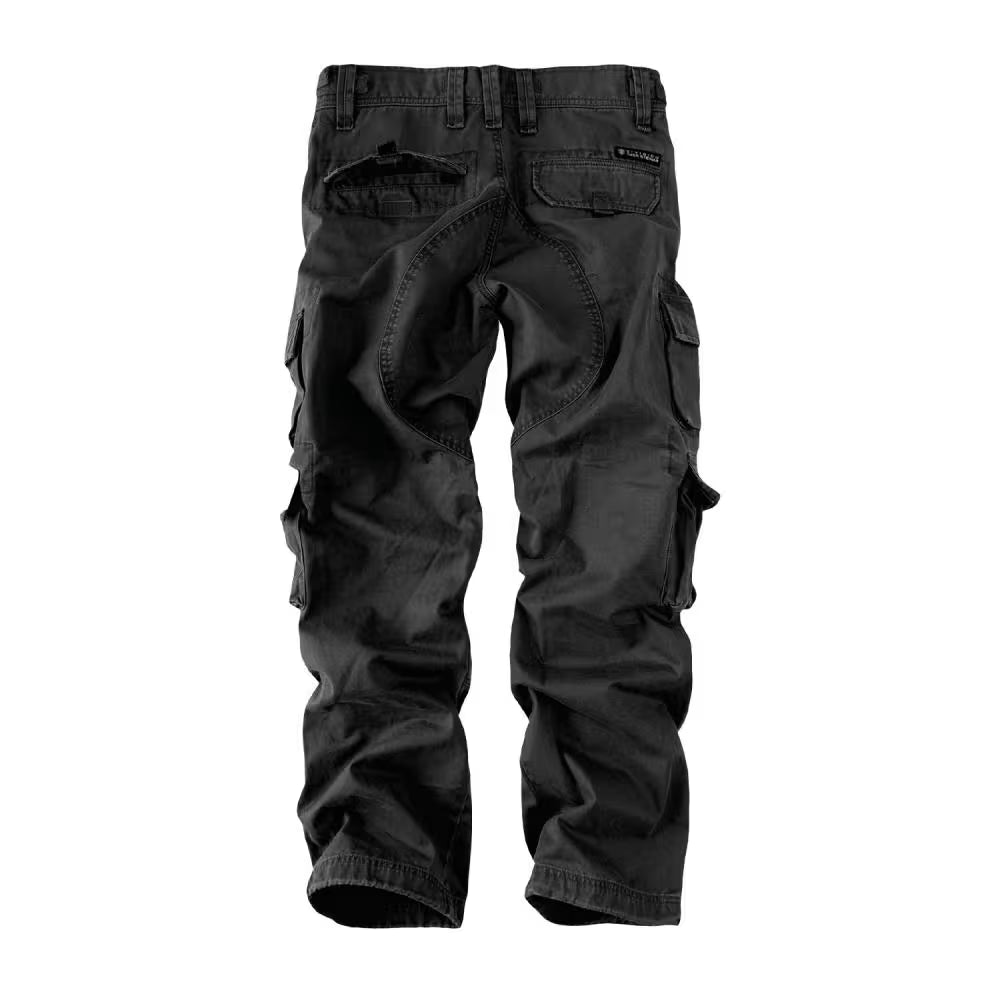 THOR STEINAR - Cargohose Ken - musta - pituus 34