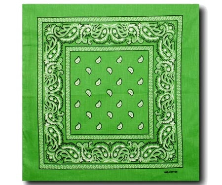 BANDANA - Kirkas vihreä