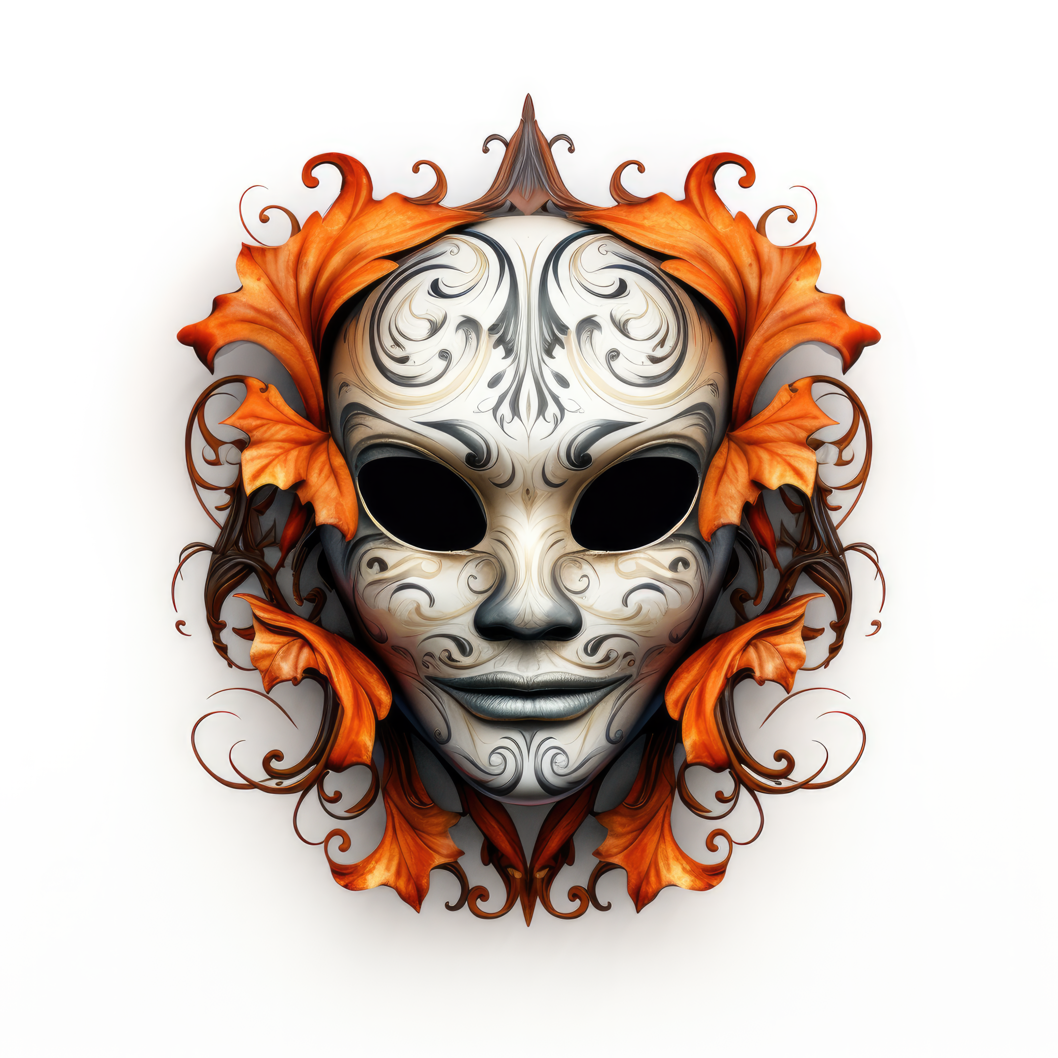 Halloween-themed mask (paitakuva)