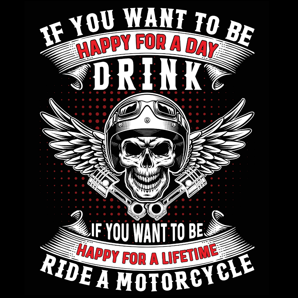 HUPPARI MUSTA - IF YOU DRINK (00 2584)