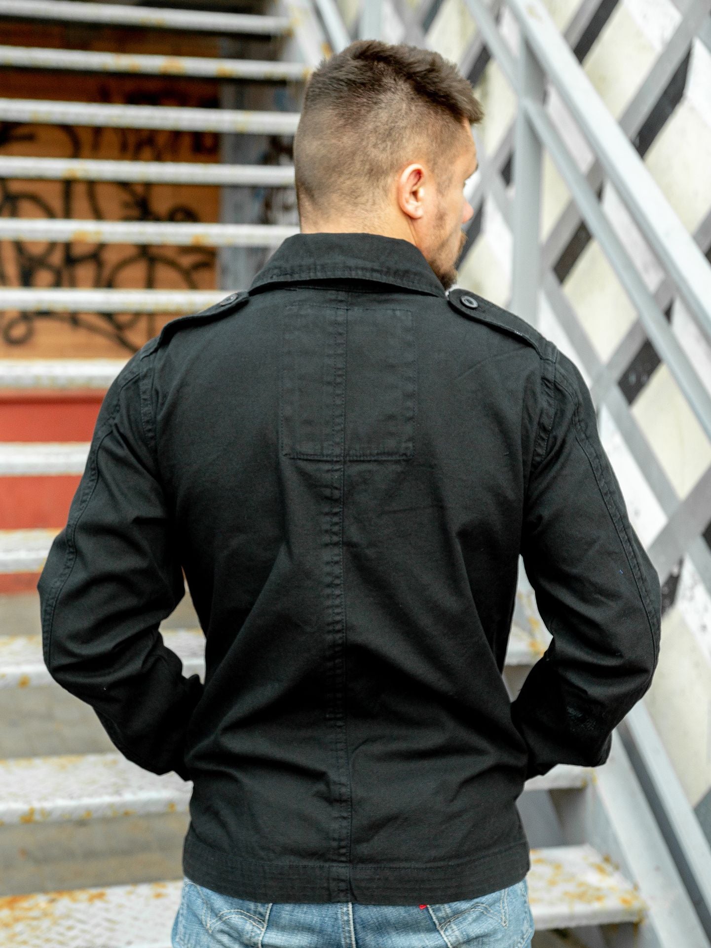 MAIHARITAKKI Heritage vintage jacket musta