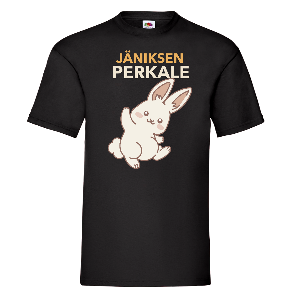 T-PAITA MUSTA - JÄNIKSEN PERKALE (00 366)