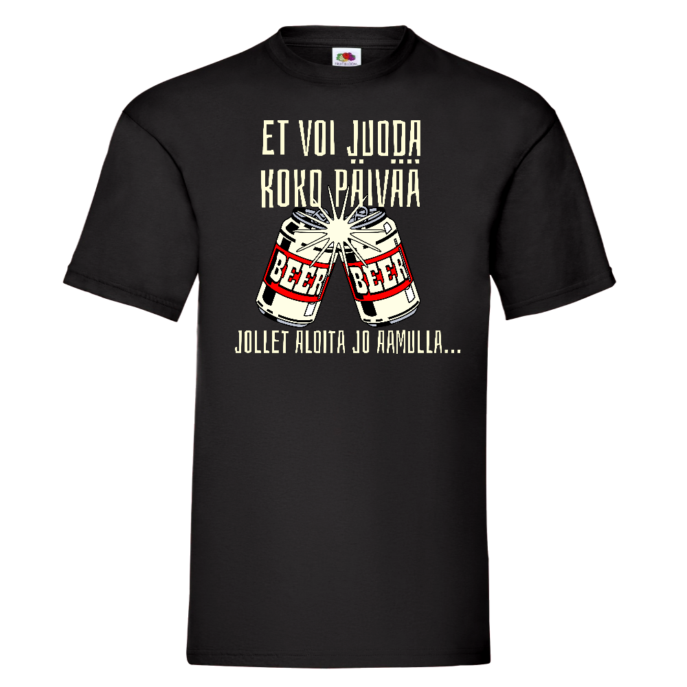 T-PAITA MUSTA - ET VOI JUODA - KAMALA LUONNE (2880)