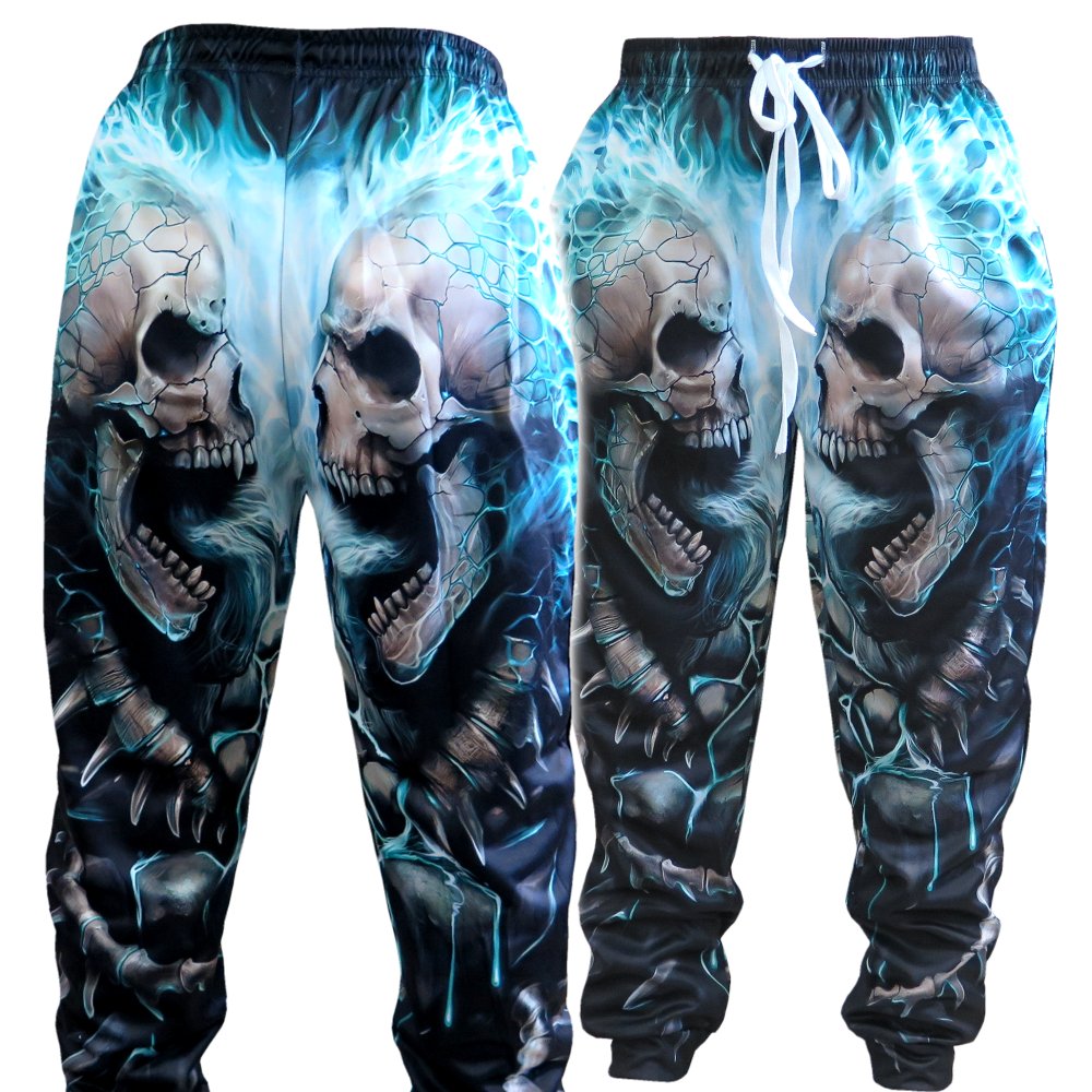 VERKKAHOUSUT - WATER SKULL