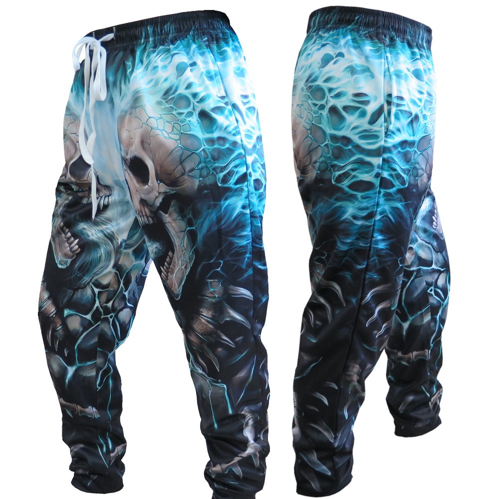 VERKKAHOUSUT - WATER SKULL