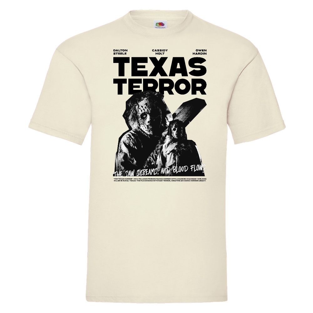 T-PAITA luonnonvalkoinen - Texas Terror