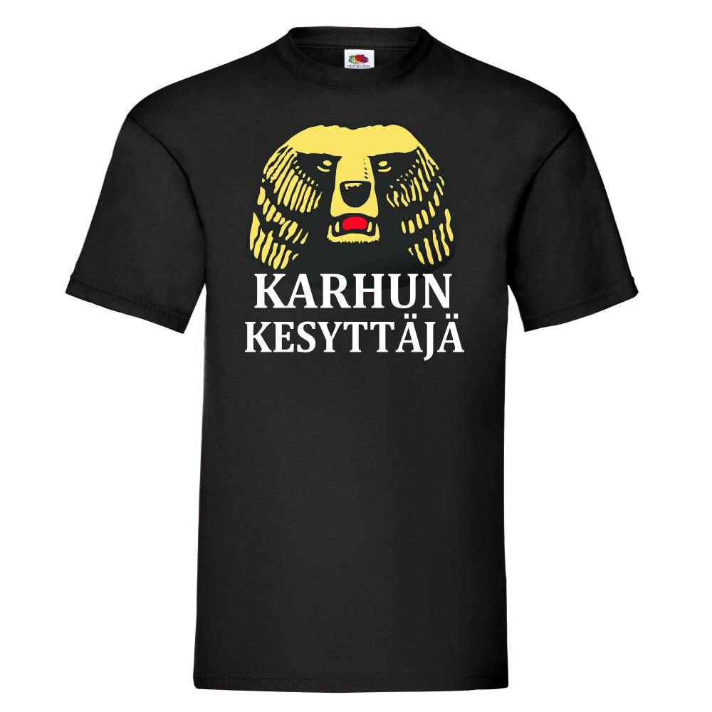 T-PAITA MUSTA - KARHUN KESYTTÄJÄ (2849)