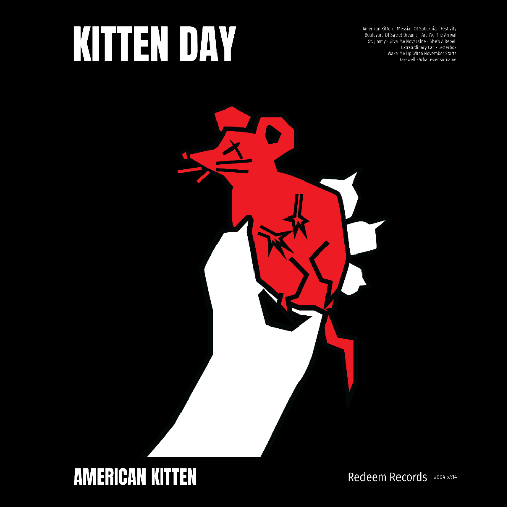 KISSABÄNDI T-PAITA MUSTA - KITTEN DAY (3011)