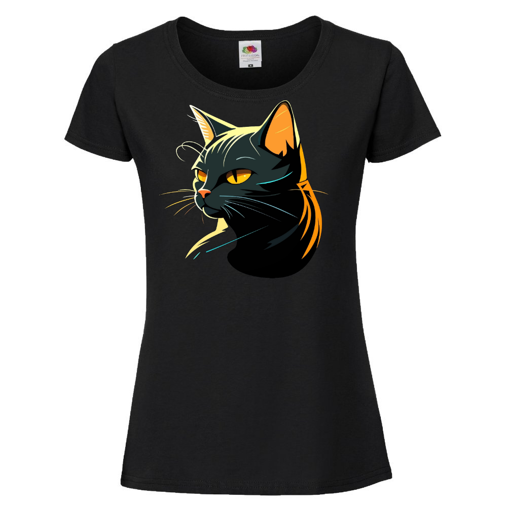 NAISTEN PAITA musta - BLACK CAT (00 48)