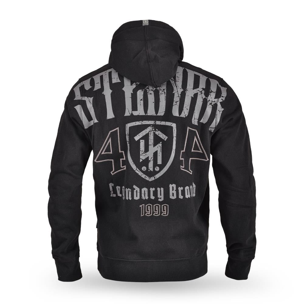 THOR STEINAR - vetoketjuhuppari musta - Legendary hooded jacket