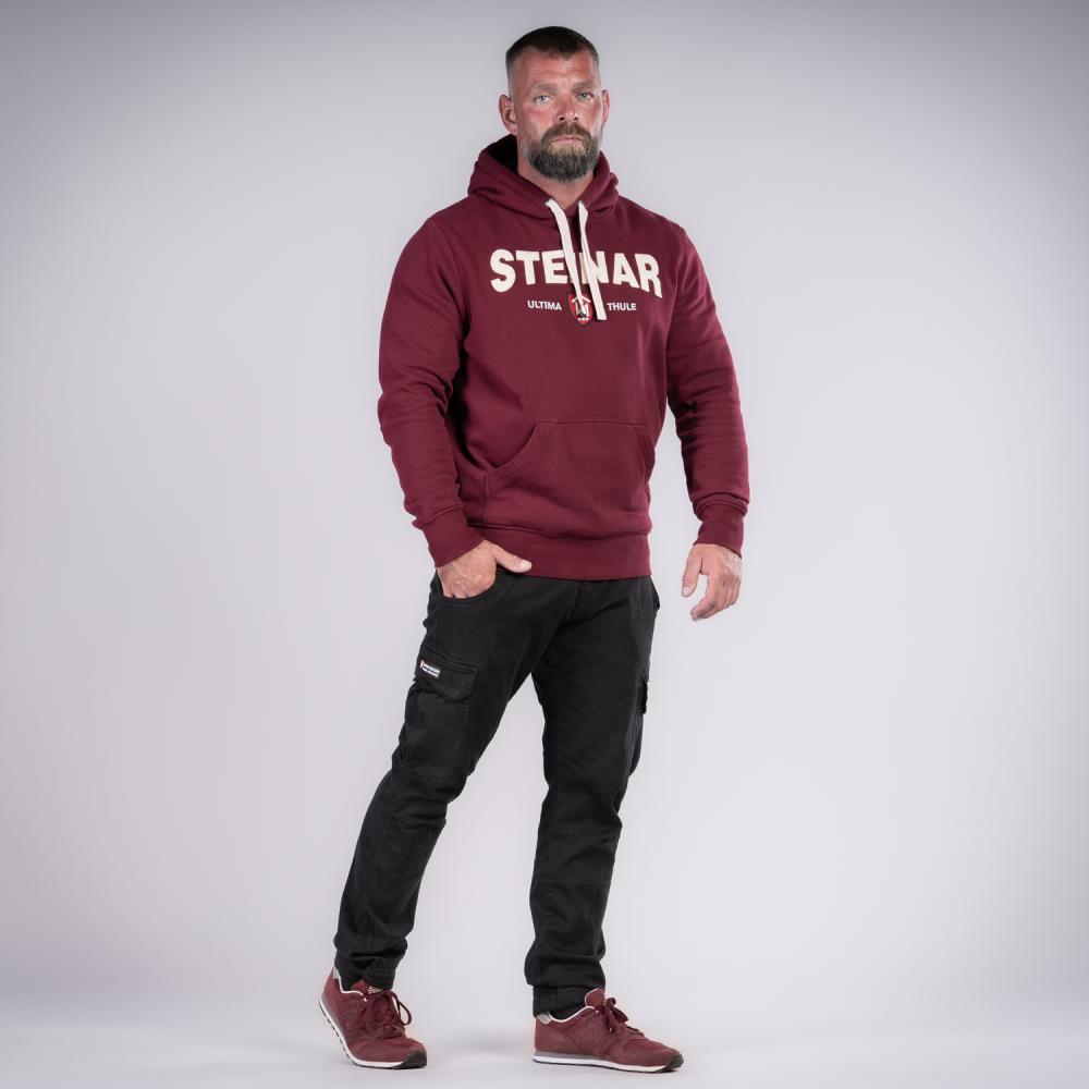 THOR STEINAR - Huppari bordeaux - Ultima hooded sweatshirt