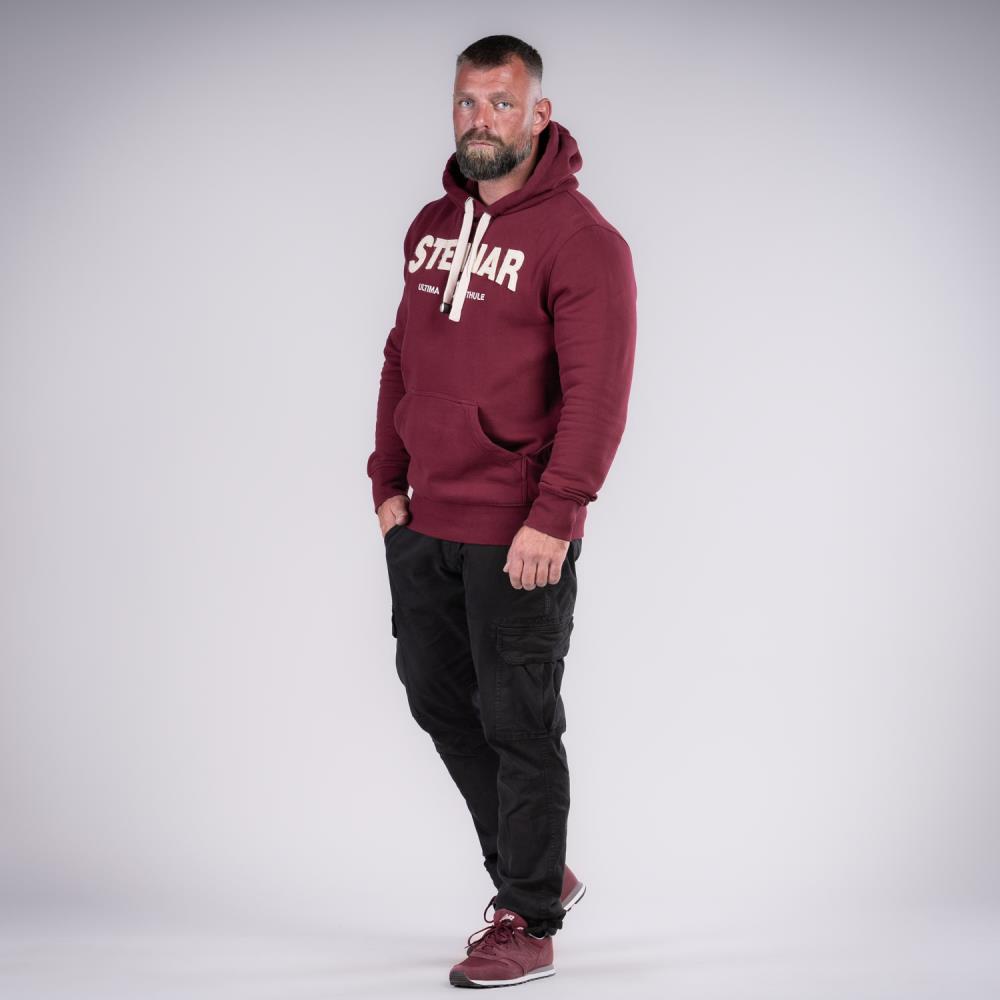 THOR STEINAR - Huppari bordeaux - Ultima hooded sweatshirt