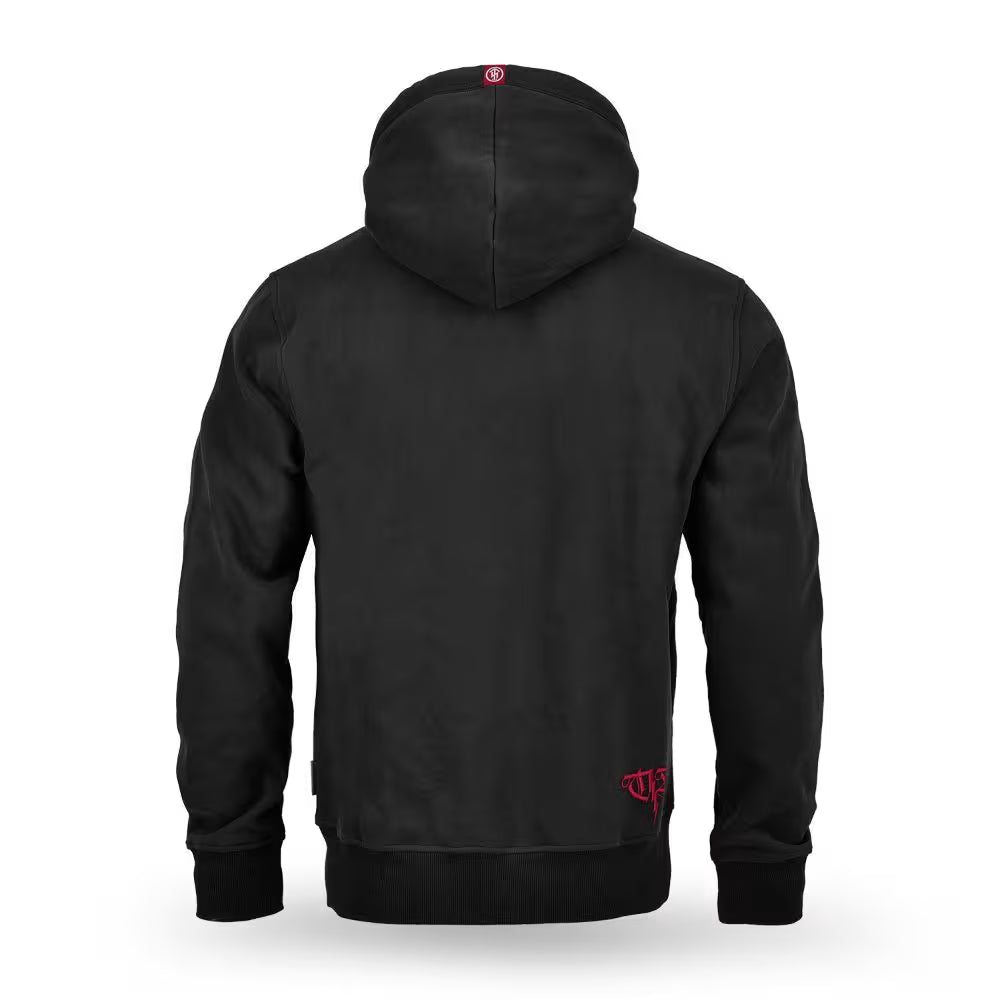 THOR STEINAR - Huppari musta - HOODED SWEATSHIRT SØFJELL