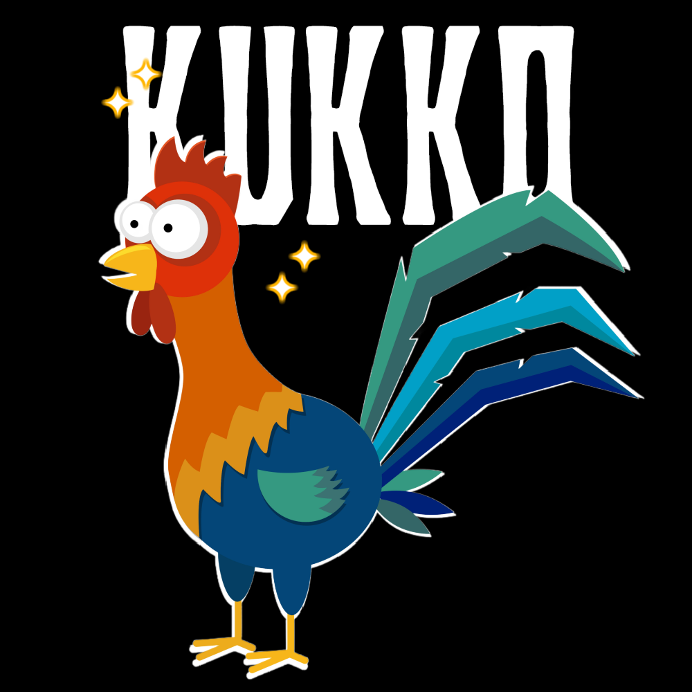 PARISKUNTAPAITA SETTI MUSTA - KUKKO JA KANA (2980/2981)