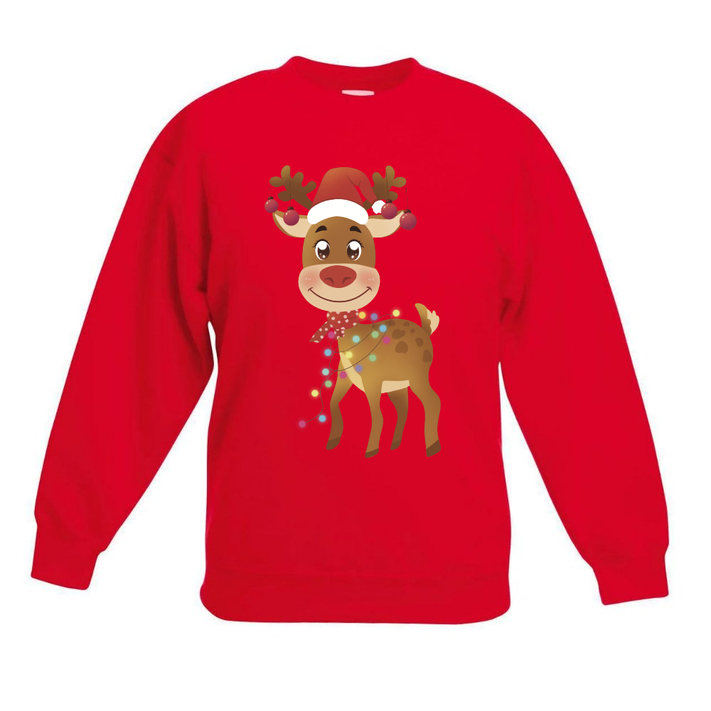 JOULU COLLEGE PUNAINEN - HYMY PORO (2608)