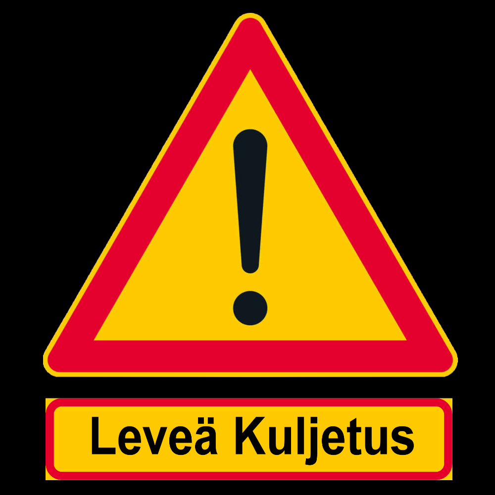 T-paita musta - Leveä kuljetus (00 945)