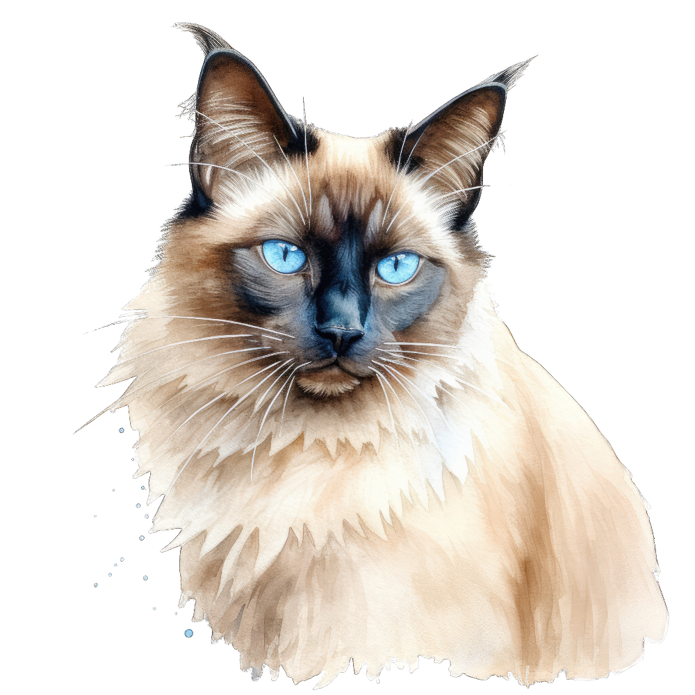PAINATUS - Longhair siamese cat