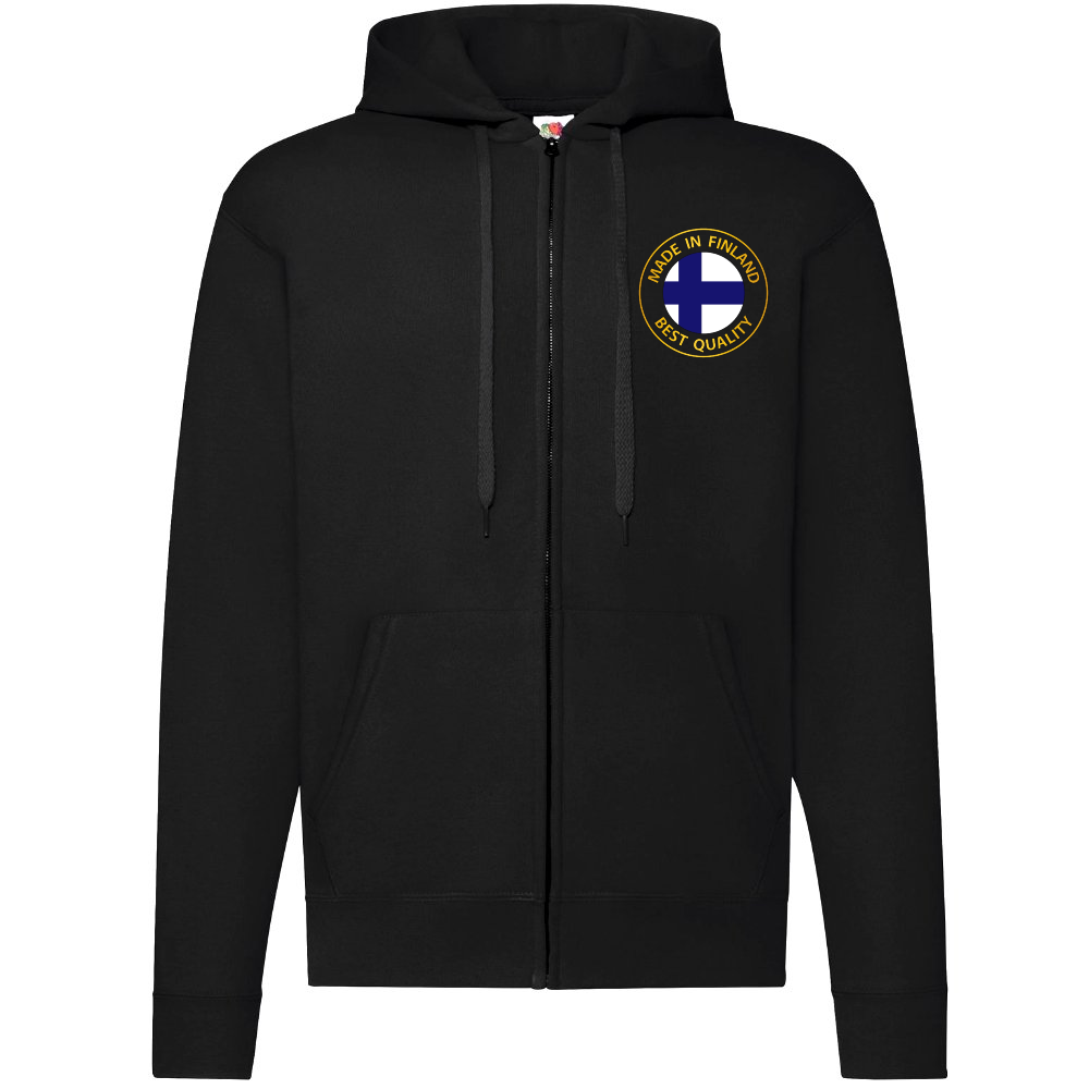 VETOKETJUHUPPARI MUSTA - MADE IN FINLAND (3509)