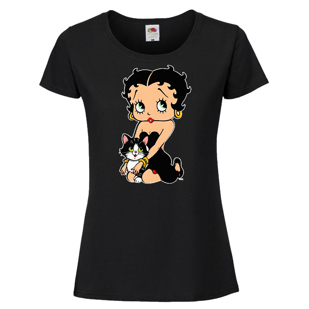 NAISTEN PAITA - BETTY BOOP AND CAT (3095)