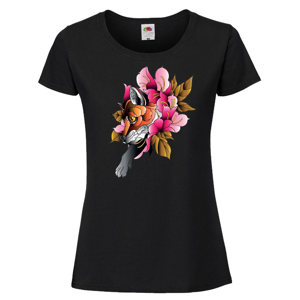 NAISTEN PAITA MUSTA - KETTU PUSKASSA