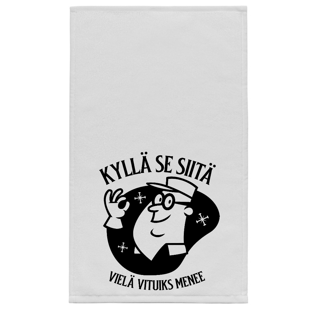 KÄSIPYYHE valk. - KYLLÄ SE SIITÄ (2491M)