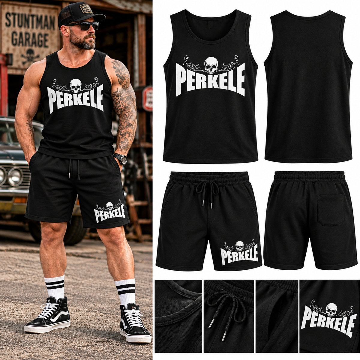 Miesten rentoilusetit - PERKELE (38)