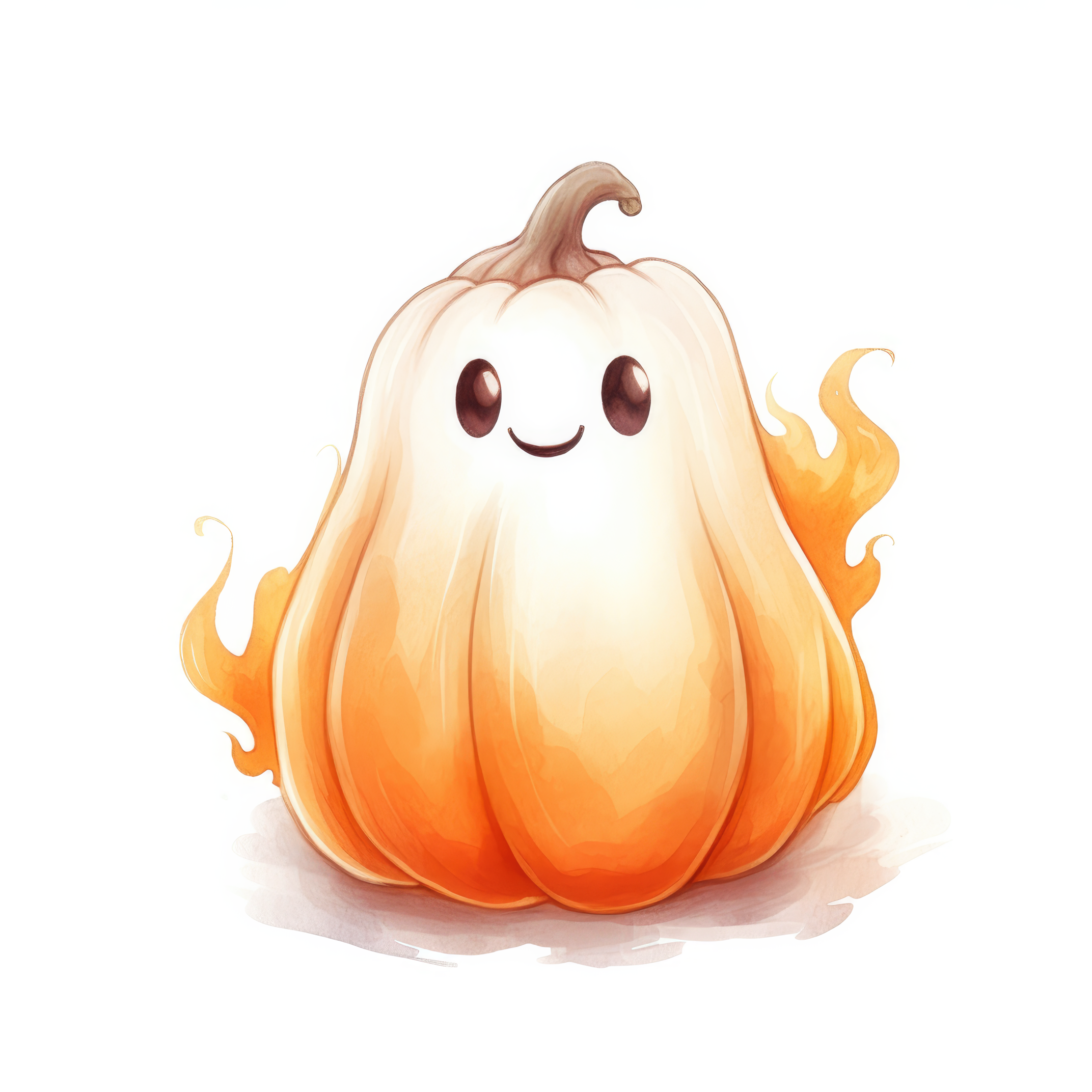 Pumpkin ghost magical 1 (paitakuva)