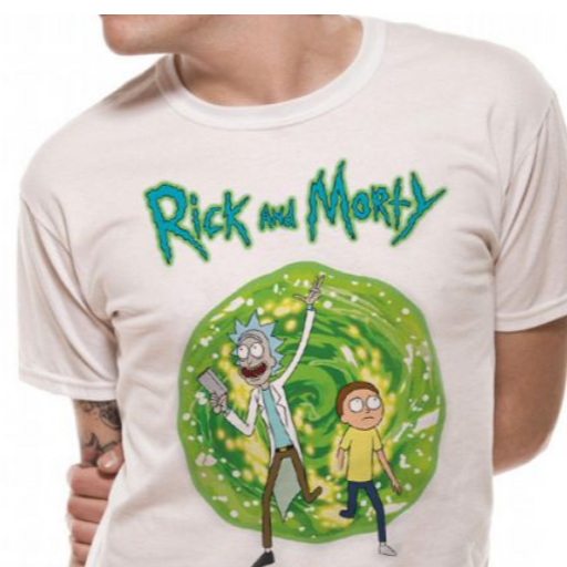 T-PAITA - RICK & MORTY - PORTAL (LF8377)