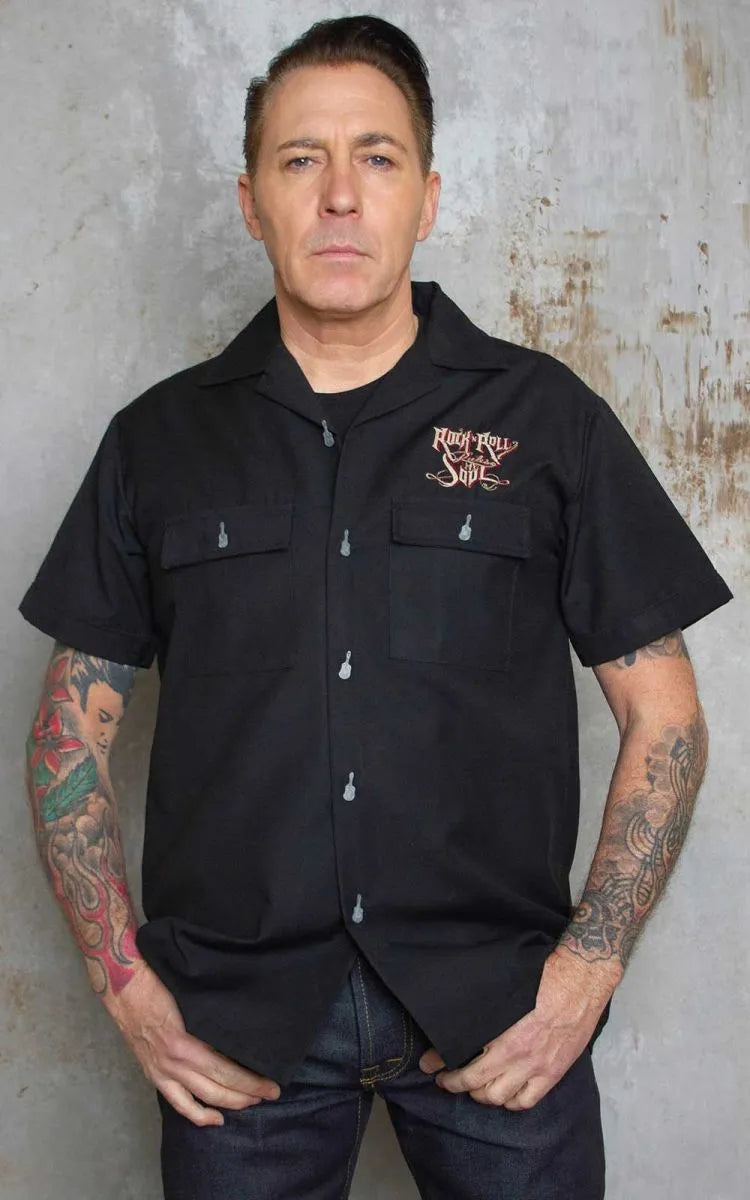 KAULUSPAITA - Worker Shirt - R'n'R rules my soul