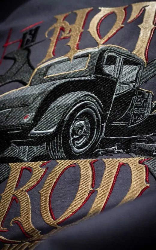 KAULUSPAITA - Worker Shirt - Hot Rod