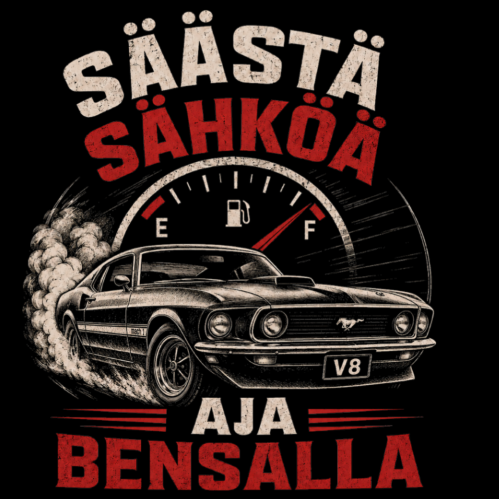 classic COLLEGE MUSTA - SÄÄSTÄ SÄHKÖÄ AJA BENSALLA! (00 936)