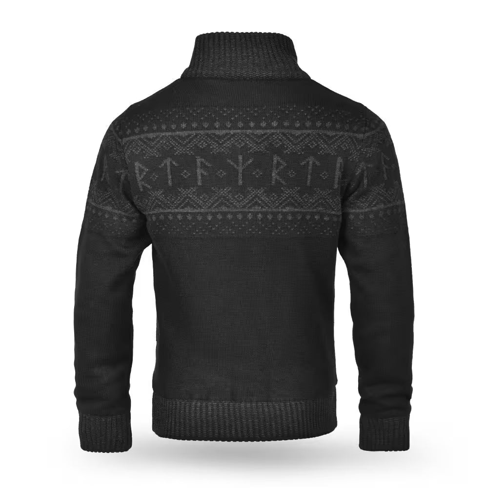 THOR STEINAR - KNITTED JUMPER RUNA - black