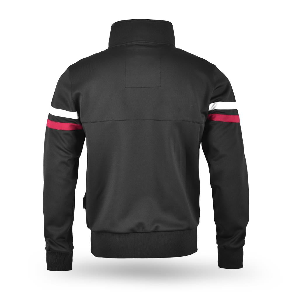 THOR STEINAR - sweat jacket Ragin - musta/punainen