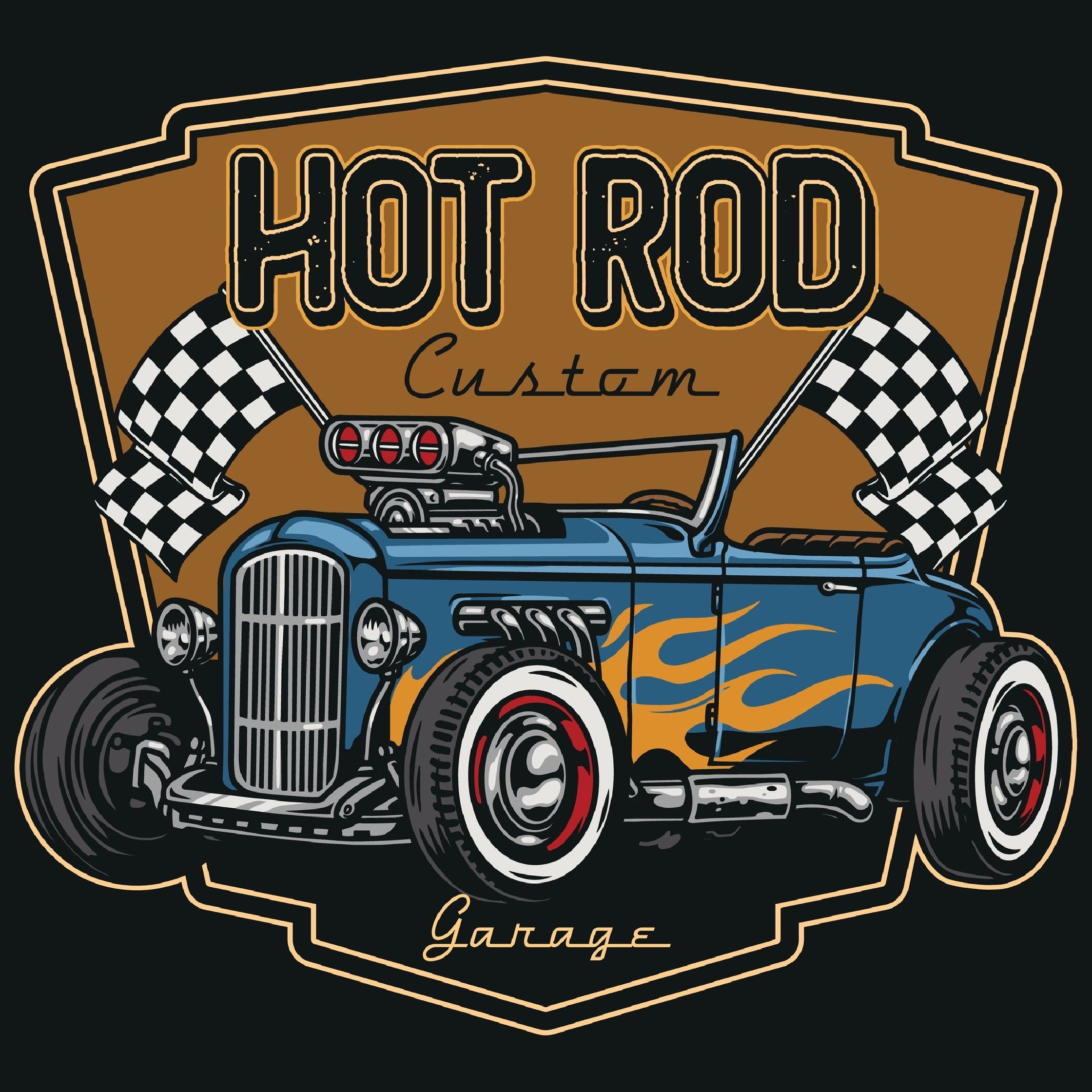 CLASSIC HUPPARI - HOT ROD CUSTOM