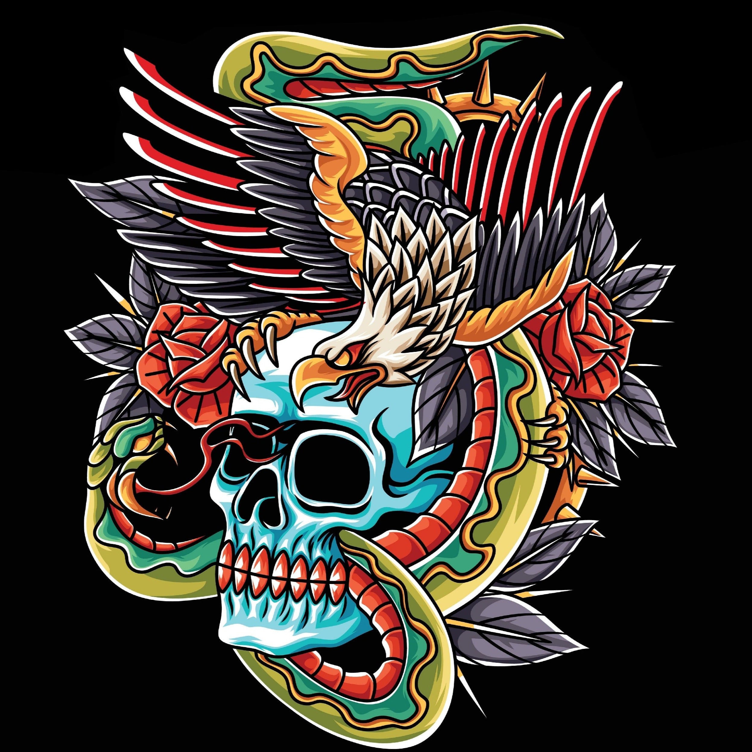 PAITAKUVA - SNAKE SKULL (00 88)