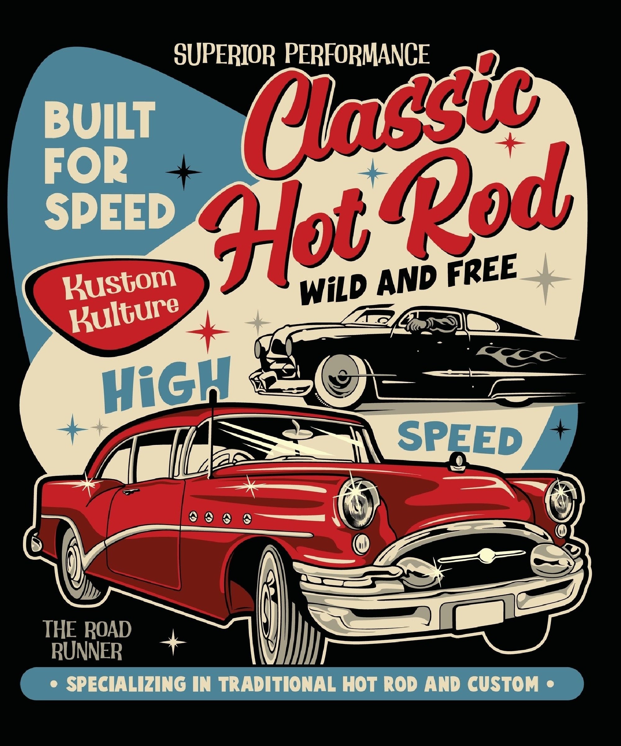 CLASSIC HUPPARI - CLASSIC HOT ROD (2954)