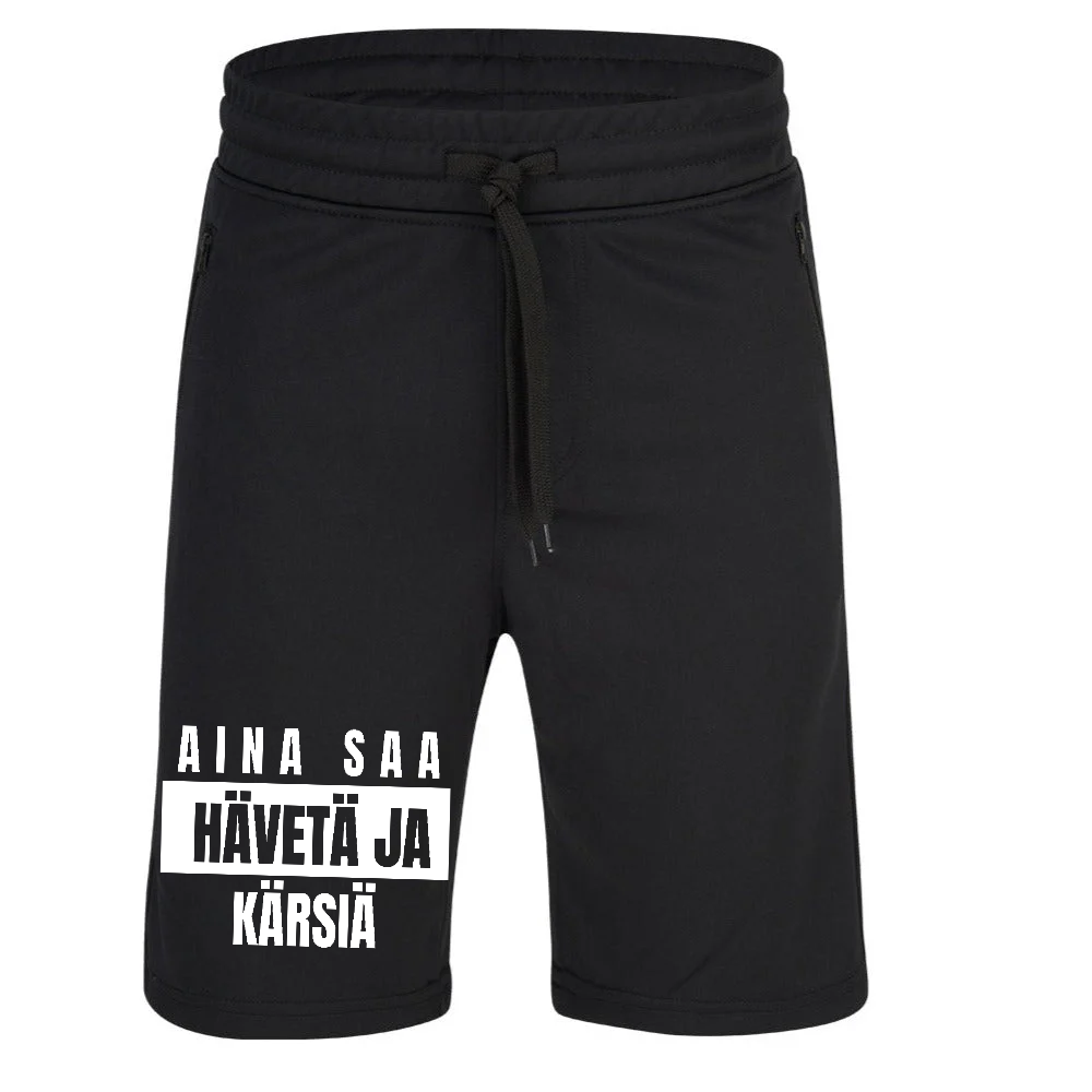 Tekniset shortsit - AINA SAA HÄVETÄ JA KÄRSIÄ