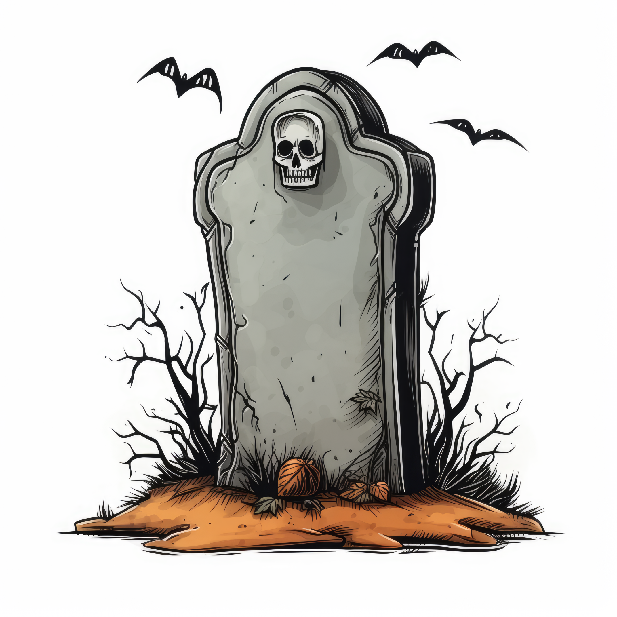 Tombstone with rip hand 2 (paitakuva)