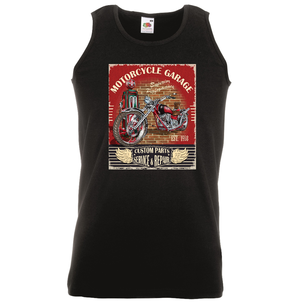 HIHATON PAITA MUSTA - MOTORCYCLE GARAGE (00 2833)